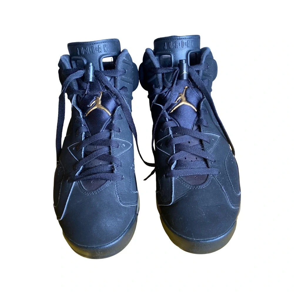 Air Jordan 6 Retro DMP Defining Moments Black Metallic Gold CT4954-007 Mens 10.5